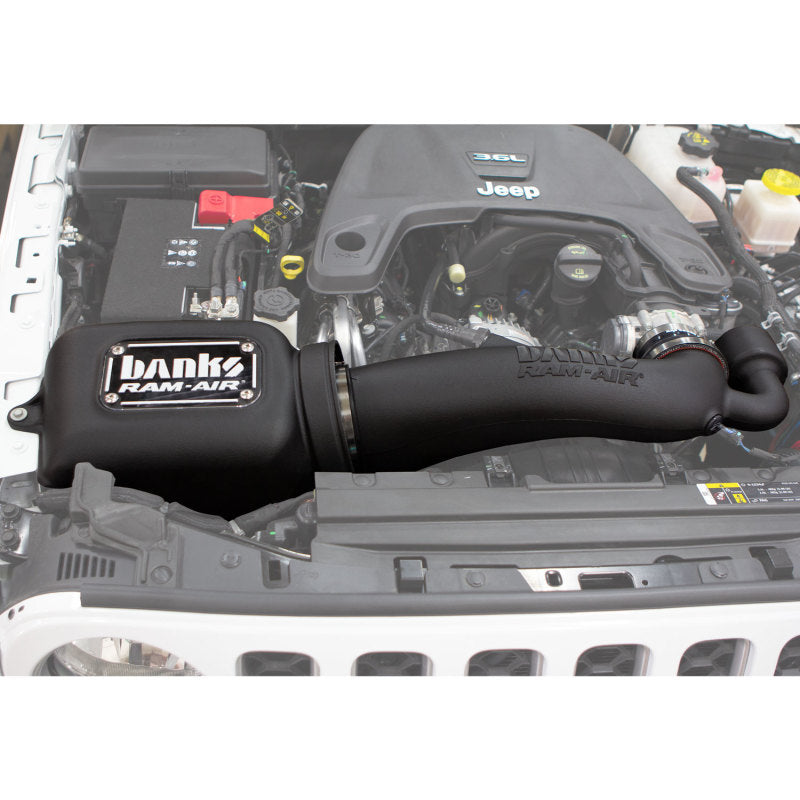 Banks Power 18-20 Jeep 3.6L Wrangler (JL) Ram-Air Intake System - Dry Filter - Blais Performance Parts