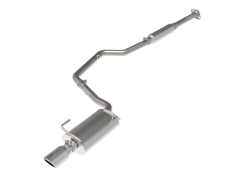 aFe POWER Takeda 12-16 Subaru Impreza 2.0L 2.5in 304SS CB Exhaust w/ Polished Tips - Blais Performance Parts