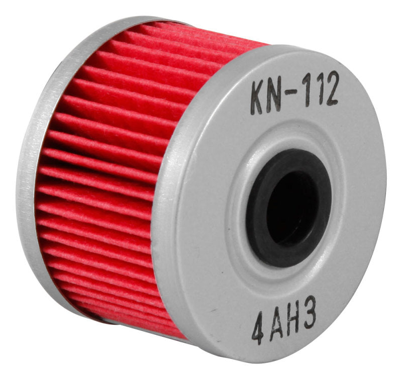 K&N Honda/Kawasaki/Polaris/Suzuki 1.969in OD x .469in ID x 1.438in H Oil Filter - Blais Performance Parts