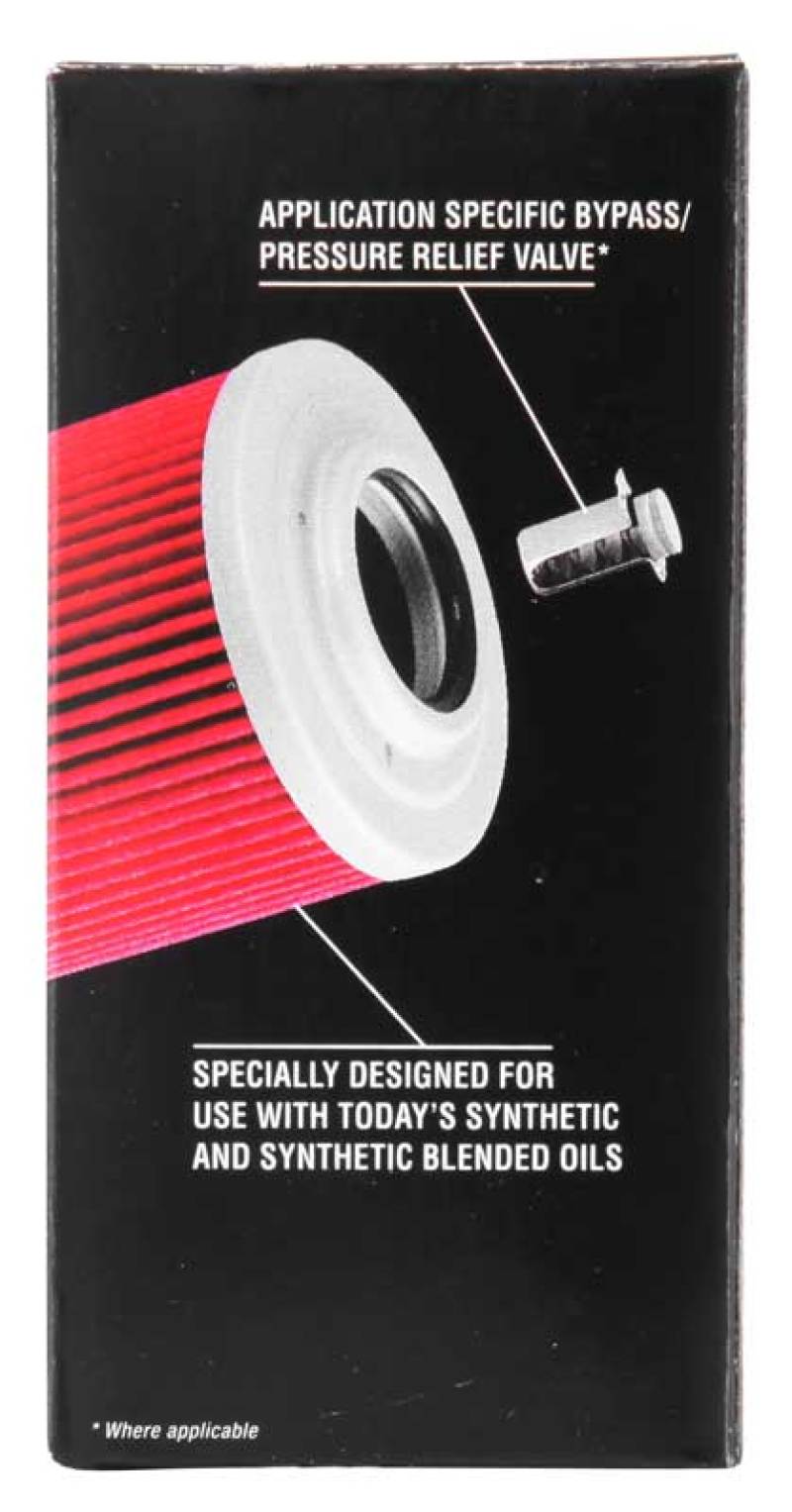 K&N KTM / Husaberg / Betamotor / Polaris 1.625in OD x 0.438in ID x 2.719in H Oil Filter - Blais Performance Parts