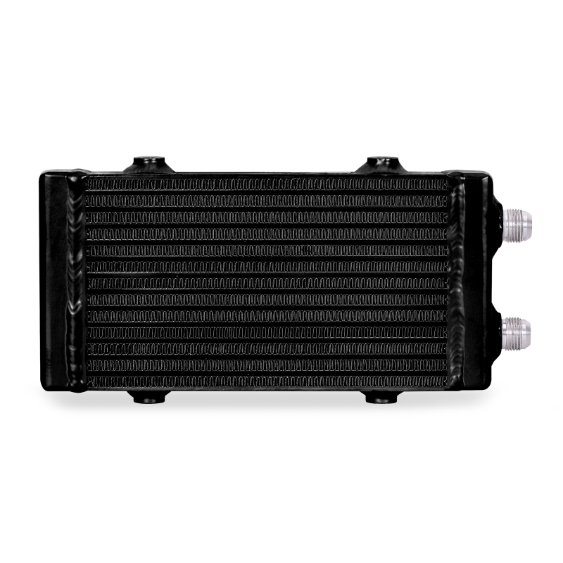 Mishimoto Universal Small Bar and Plate Dual Pass Black Oil Cooler - Blais Performance Parts