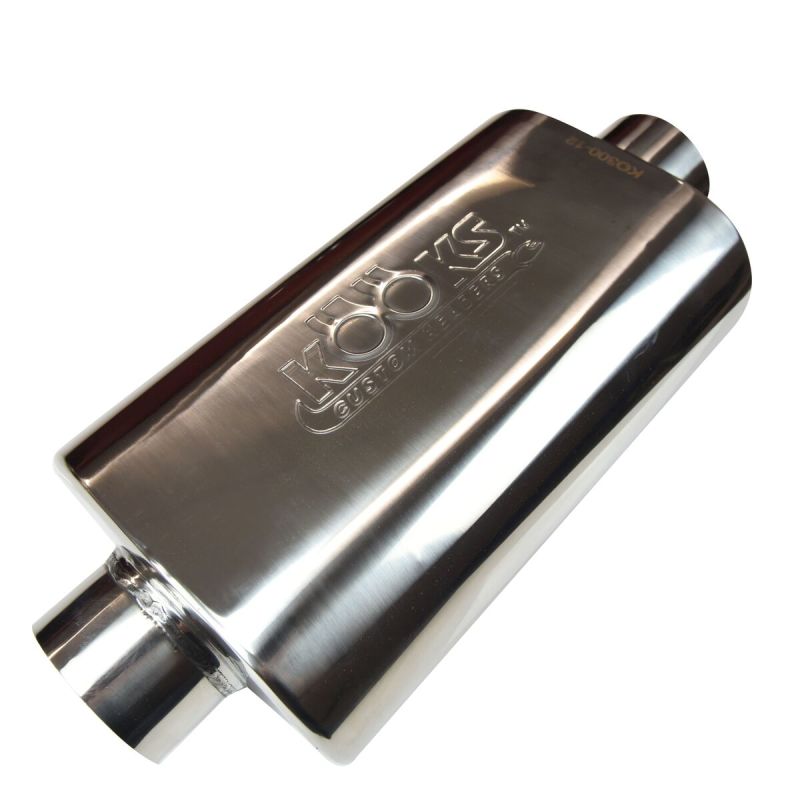 Kooks Universal 3in Center/Center Oval Muffler (4x8x12) - Blais Performance Parts