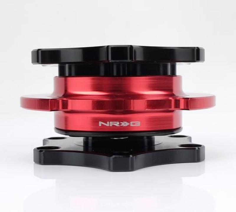 NRG Quick Release SFI SPEC 42.1 - Shinny Black Body / Red Shinny Ring - Blais Performance Parts