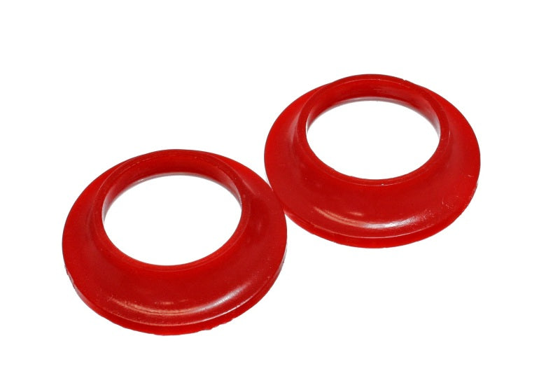 Energy Suspension 91-96 Chevrolet Full Size Red Rear Upper Coil Spring Isolators - Blais Performance Parts