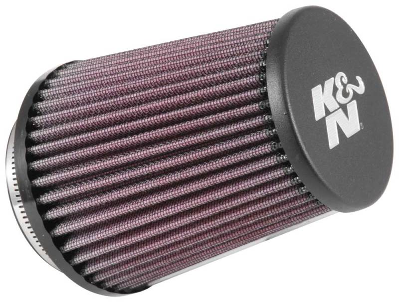 K&N Universal Rubber Filter 3in Flg 4-1/2inch OD B / 2-1/4inch H - Black Top - Blais Performance Parts