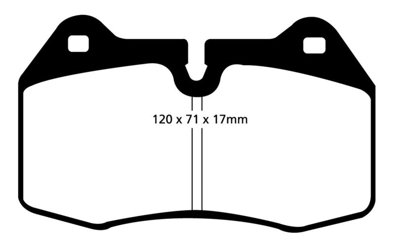 EBC 94-99 BMW M5 3.8 (E34) Redstuff Front Brake Pads - Blais Performance Parts