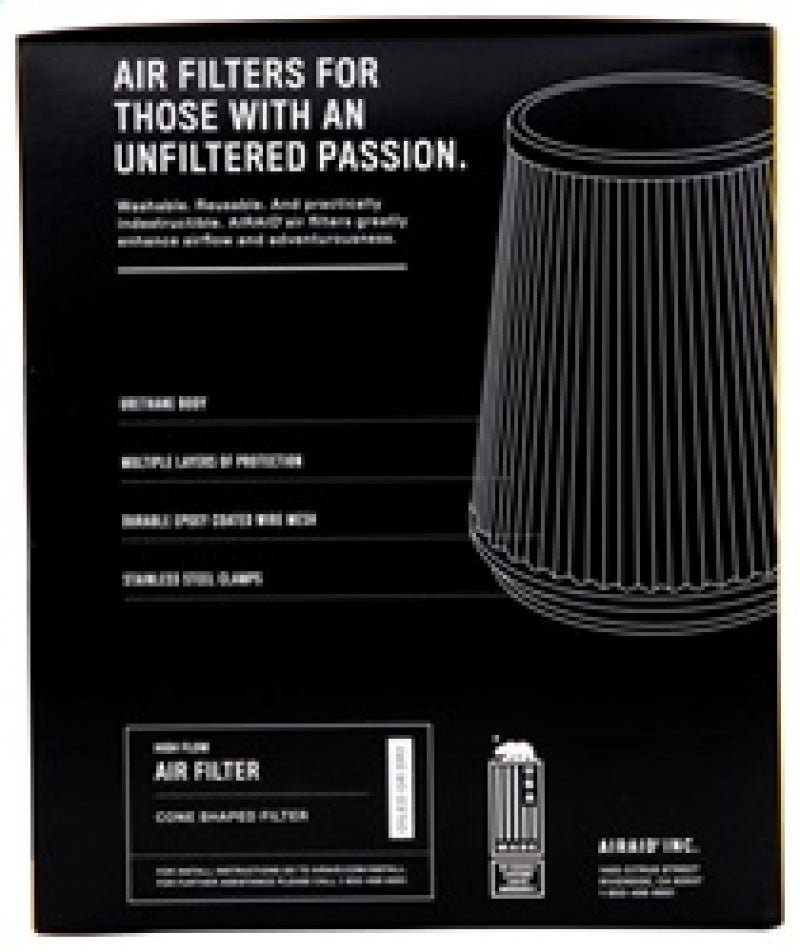 Airaid 10-14 Ford Mustang Shelby 5.4L Supercharged Direct Replacement Filter - Oiled / Blue Media - Blais Performance Parts
