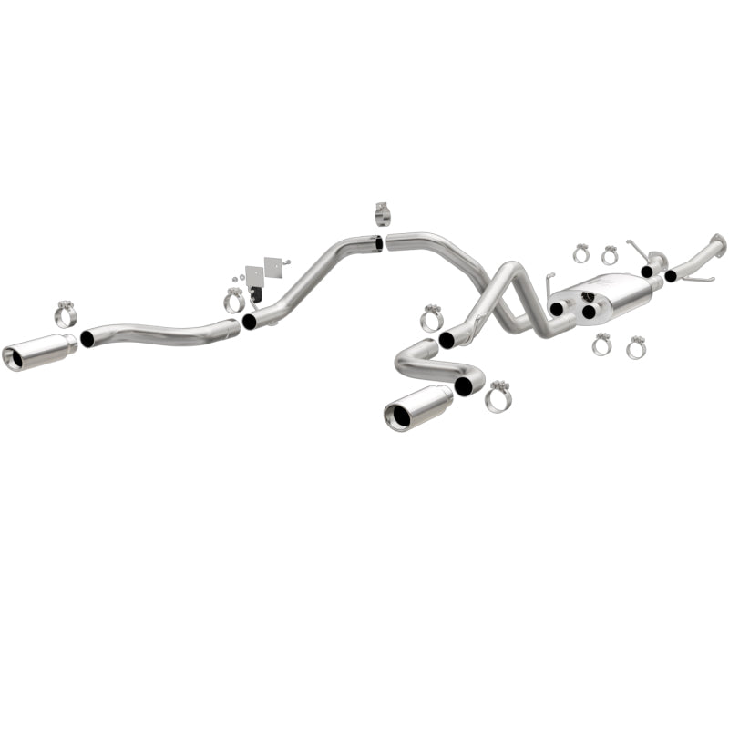 MagnaFlow 14 Toyota Tundra V8 4.6L/5.7L Stainless Cat Back Exhaust Dual Split Rear Exit - Blais Performance Parts