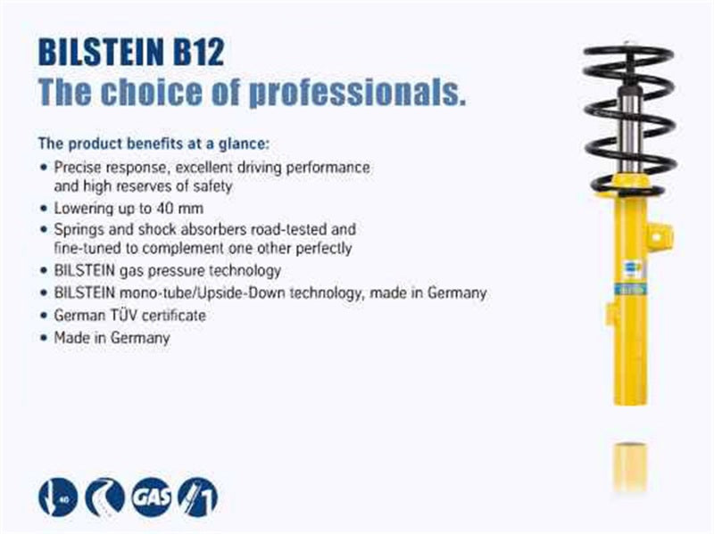 Bilstein B12 (Pro-Kit) 05-11 Porsche 911 Carrera H6 3.6L/S H6 3.8 Front and Rear Suspension Kit - Blais Performance Parts