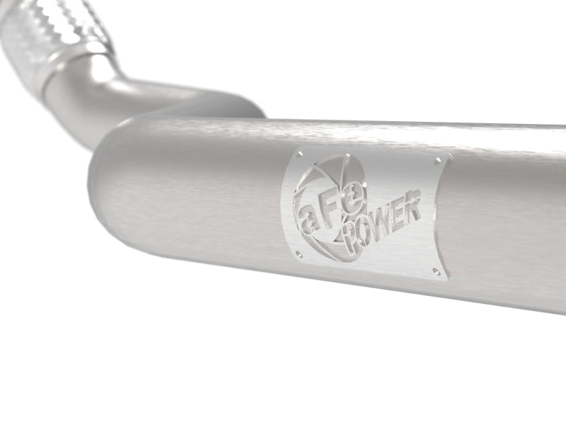 afe POWER MACH Force-Xp 09-16 Audi A4/A5 B8 L4-2.0L(t) 304 SS 3in. Front Resonator Delete Pipe - Blais Performance Parts