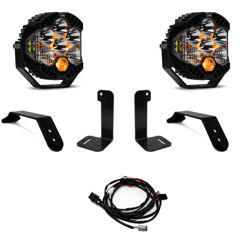 Baja Designs 2018+ Jeep JL/JT Dual LP6 Auxiliary Light Kit - Blais Performance Parts