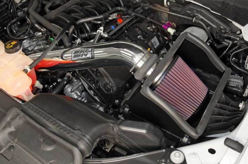 K&N 15 Ford F150 5.0L V8 F/I High Flow Performance Intake Kit - Blais Performance Parts