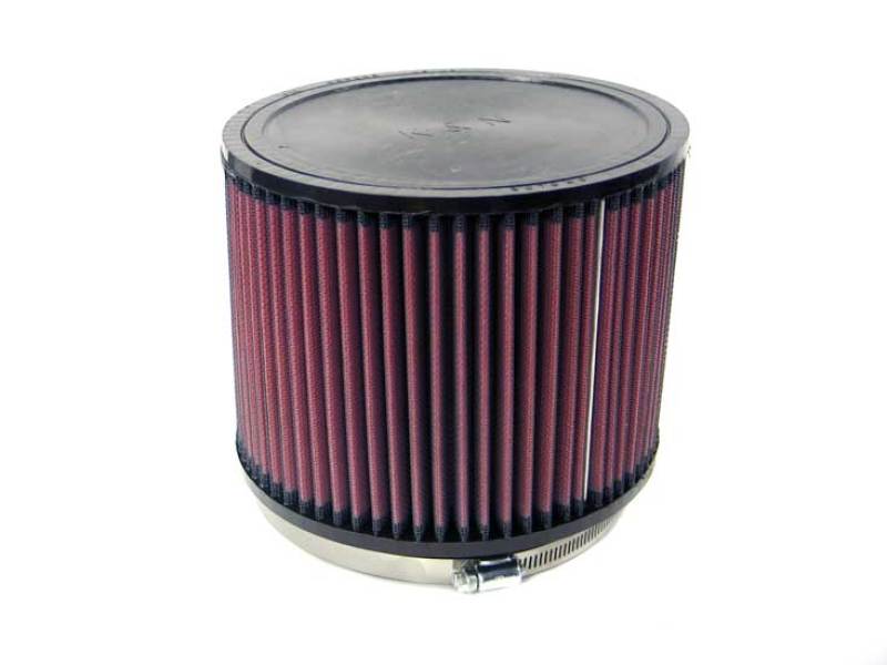 K&N Universal Rubber Filter 6in FLange ID / 7.5in OD / 6in Height / Round Straight - Blais Performance Parts