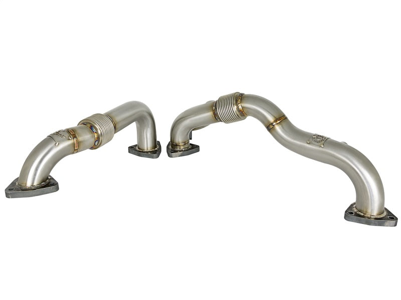 aFe Twisted Steel Header Up-Pipe 08-10 Ford Diesel Trucks V8-6.4L (td) - Blais Performance Parts