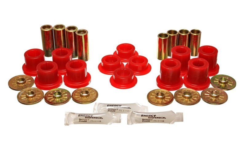 Energy Suspension 92-02 Dodge Viper Red Front Control Arm Bushing Set - Blais Performance Parts