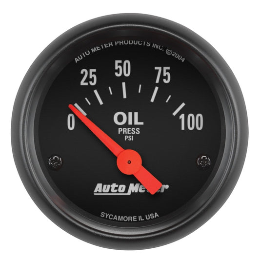 Autometer Z-Series 52mm 0-100PSI Oil Pressure Gauge - Blais Performance Parts