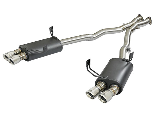 aFe MACH Force-Xp 2-1/2in 304 SS Cat-Back Exhaust w/Polished Tips 05-08 BMW Z4 M Coupe (E86) L6 3.2L - Blais Performance Parts