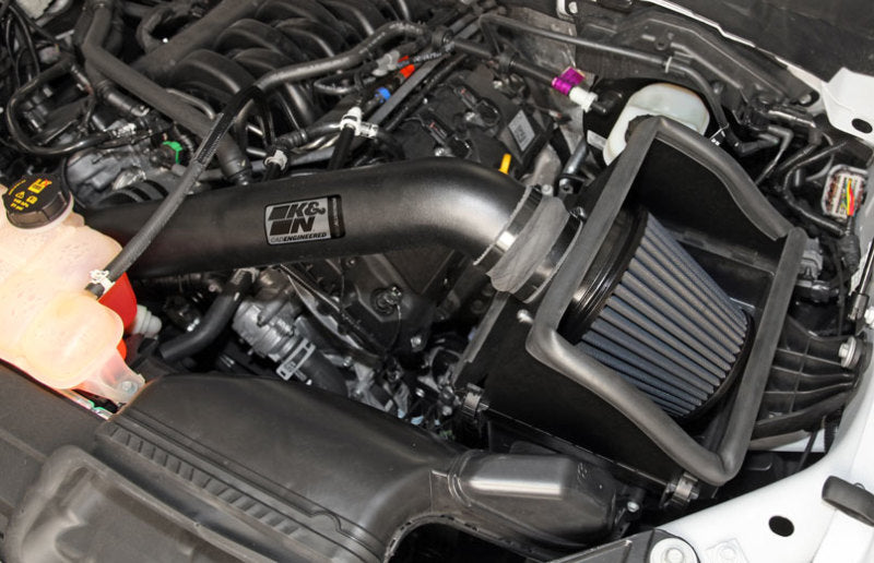 K&N 2015 Ford F150 5.0L V8 Blackhawk Performance Intake Kit - Blais Performance Parts