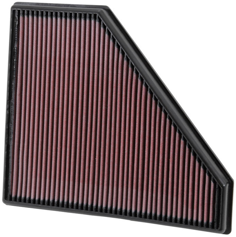 K&N Replacement Panel Air Filter 12.313in OS L x 10.313in OS W x 1.188in H for 13-14 Cadillac ATS - Blais Performance Parts