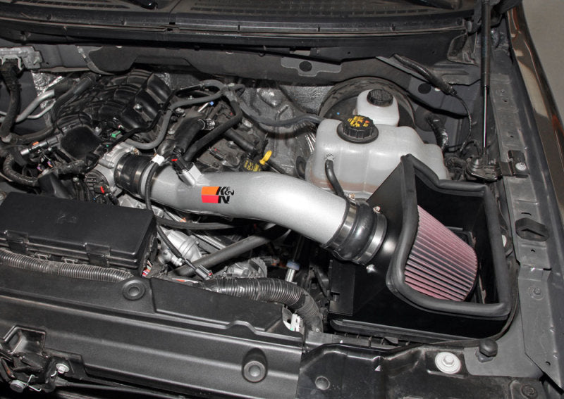 K&N 12-13 Ford F150 3.7L V6 Black High-Flow Performance Intake - Blais Performance Parts