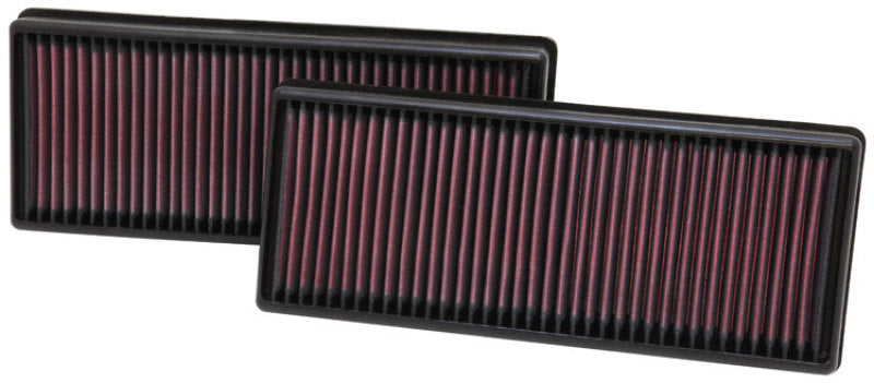 K&N Replacement Air Filter 12.563in O/S Length x 5.25in O/S Width x 1.625in H (Inc 2 Filters) - Blais Performance Parts