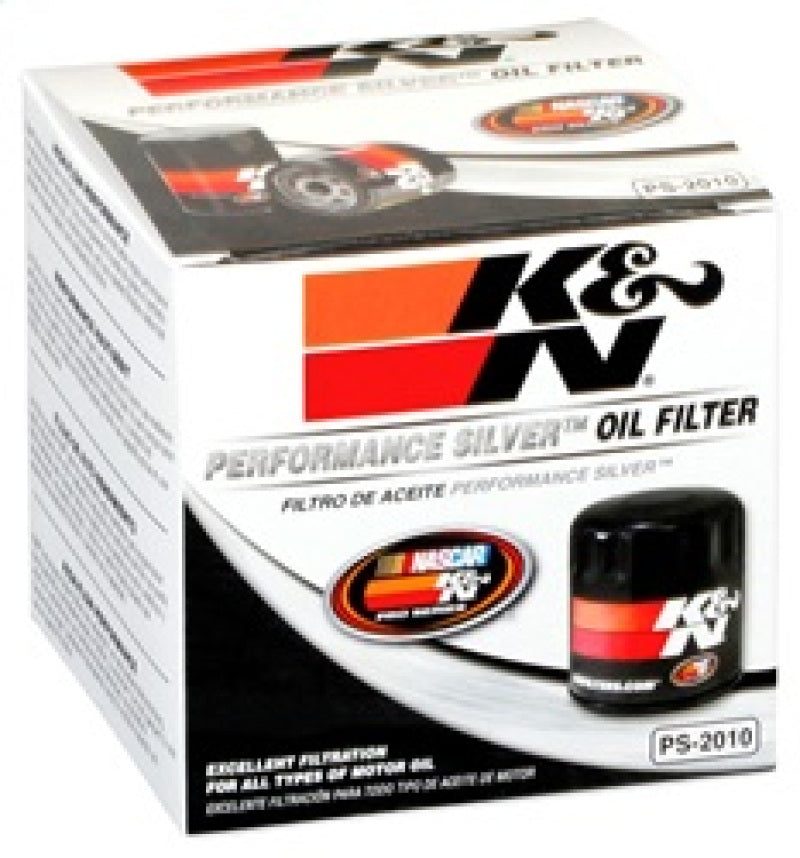 K&N Oil Filter for Ford/Lincoln/Mercury/Mazda/Chrysler/Dodge/Jeep/Cadillac/Ram 3.656in OD x 4in H - Blais Performance Parts