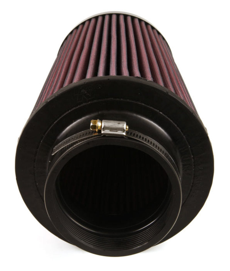 K&N Universal Filter Round Tapered 4in FlangeID / 6.625in Base OD / 5.25in Top OD / 9.5in Height - Blais Performance Parts