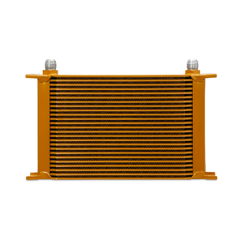 Mishimoto Universal 25-Row Oil Cooler - Gold - Blais Performance Parts