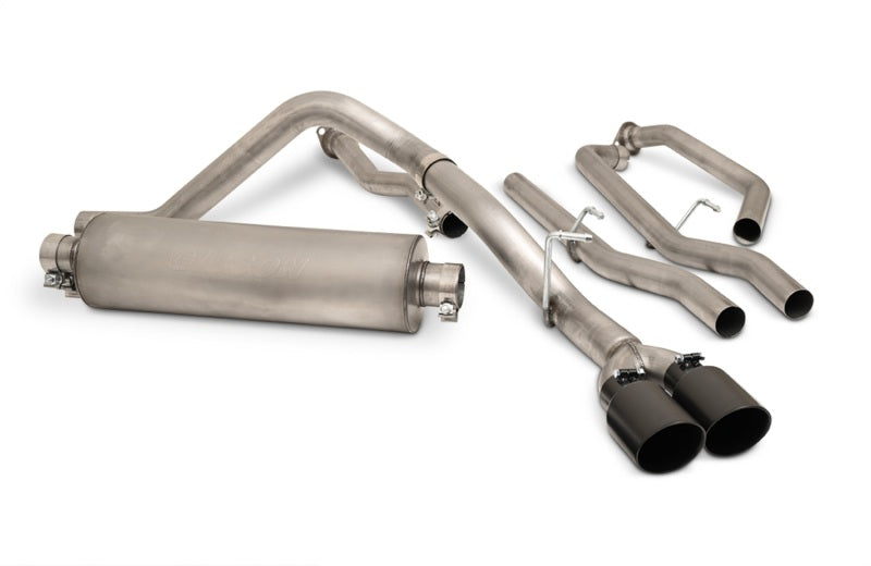 Gibson 2022 Toyota Tundra 3.5L-T V6 5.5ft bed 2.5in Cat-Back Dual Sport Exhaust - Black Elite - Blais Performance Parts