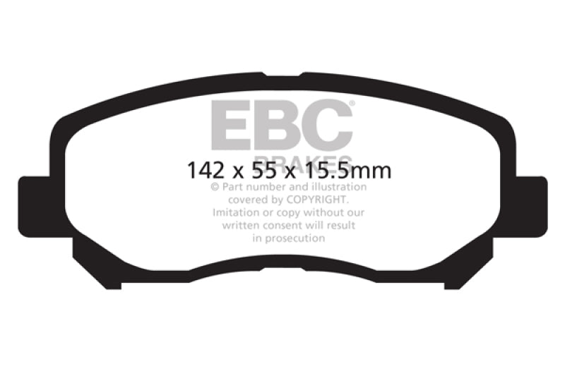 EBC 12+ Mazda CX-5 2 Ultimax2 Front Brake Pads - Blais Performance Parts