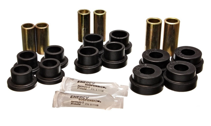 Energy Suspension 64-75 BMW 2002 Black Front Control Arm Bushing Set - Blais Performance Parts