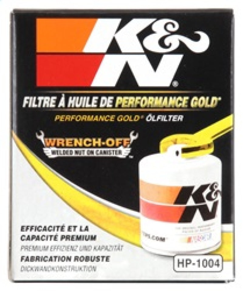 K&N Universal Performance Gold Oil Filter - Blais Performance Parts