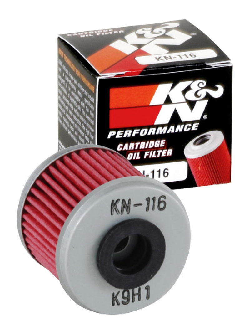 K&N Honda/Husqvarna 1.625in OD x .438in ID x 1.406in H Oil Filter - Blais Performance Parts