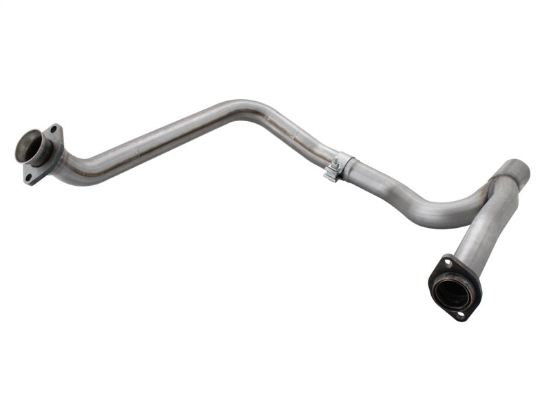 aFe Power Twisted Steel Y-Pipe Stainless Steel 2.5in 12-14 Jeep Wrangler V6 3.6L - Blais Performance Parts