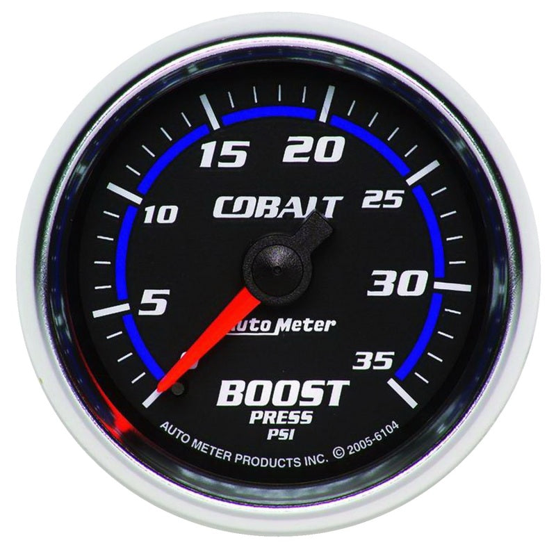 Autometer Cobalt 52mm 0-35 psi Mechanical Boost Gauge - Blais Performance Parts