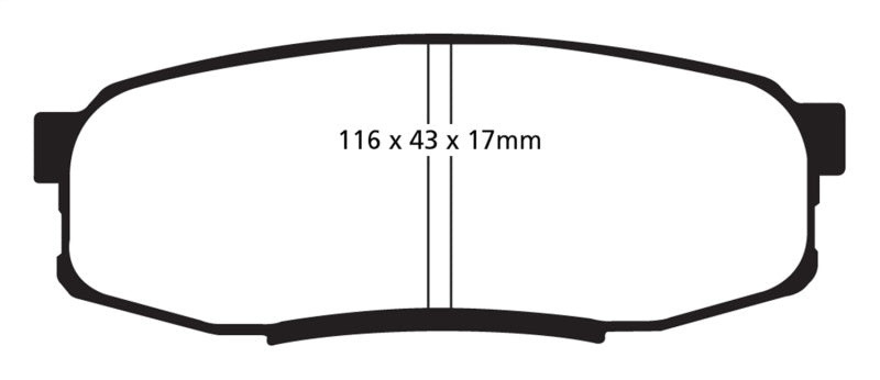 EBC 08+ Lexus LX570 5.7 Greenstuff Rear Brake Pads - Blais Performance Parts