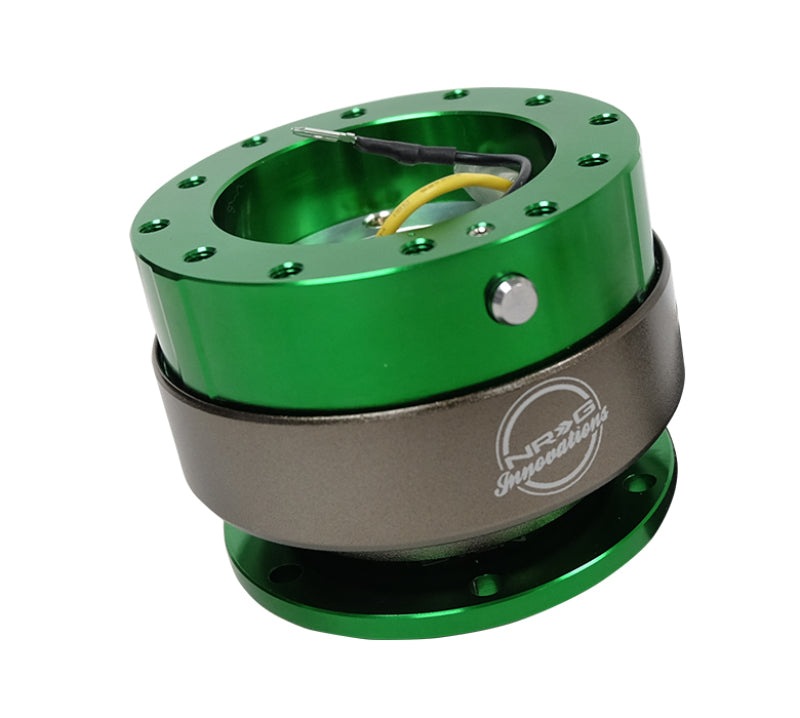 NRG Quick Release Gen 2.0 - Green Body / Green Ring - Blais Performance Parts