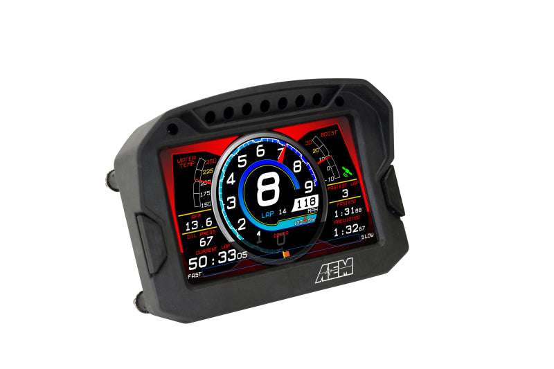 AEM CD-5G Carbon Digital Dash Display w/ Interal 10Hz GPS & Antenna - Blais Performance Parts