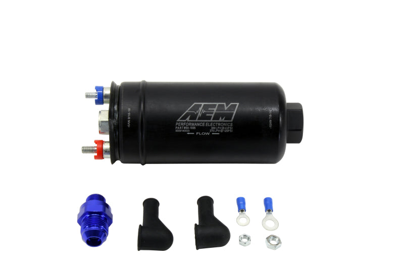 AEM 380LPH High Pressure Fuel Pump -6AN Female Out, -10AN Female In - Blais Performance Parts