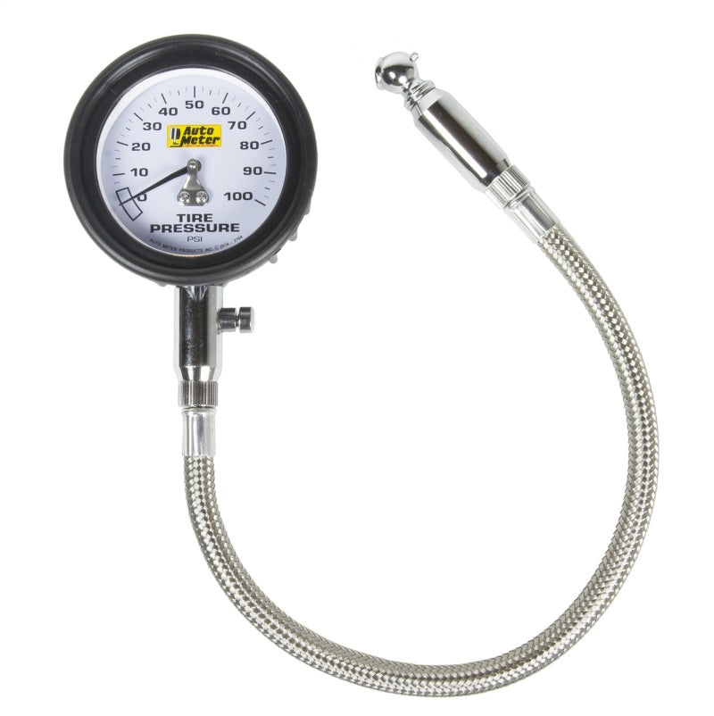 Autometer 100 PSI Tire Pressure Gauge - Blais Performance Parts