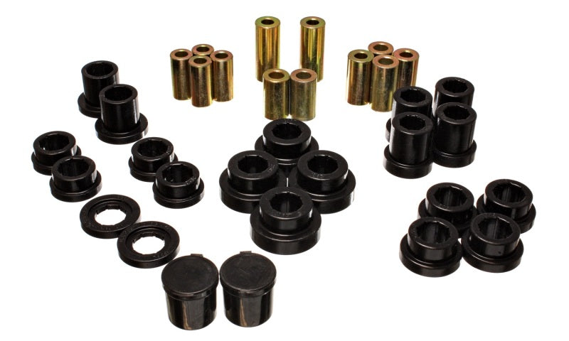 Energy Suspension 00-09 Honda S2000 Black Rear End Control Arm Bushing Set - Blais Performance Parts