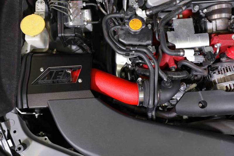 AEM Induction 2019 Subaru WRX STI 2.5L Cold Air Intake - Wrinkle Red - Blais Performance Parts