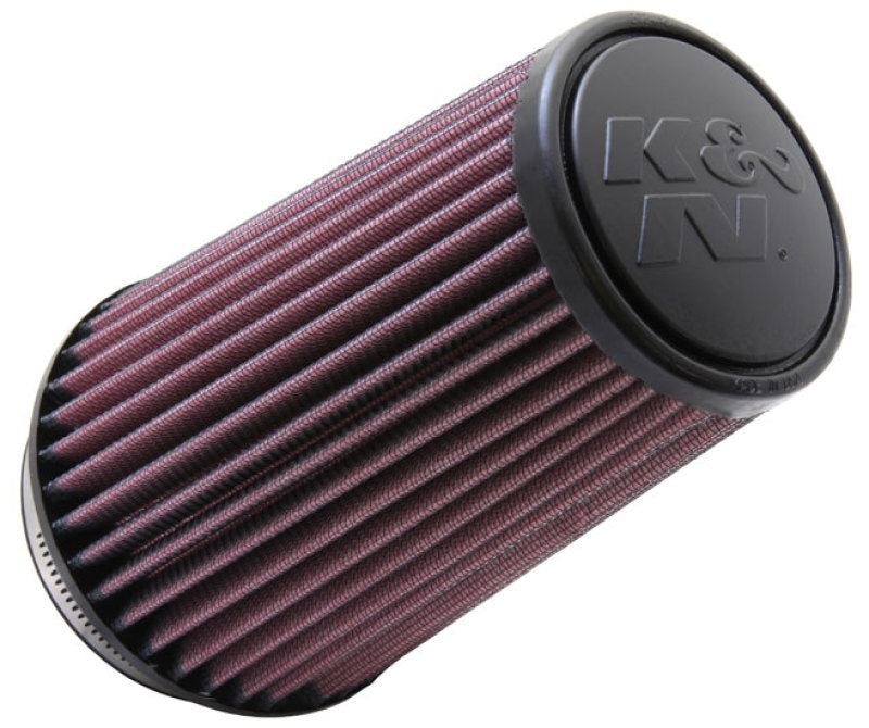 K&N Filter Universal Rubber Filter 3 1/2 inch Flange 4 5/8 inch Base 3 1/2 inch Top 7 inch Height - Blais Performance Parts