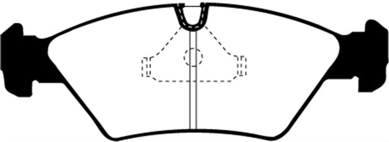 EBC 87-91 BMW M3 2.3 (E30) Redstuff Front Brake Pads - Blais Performance Parts