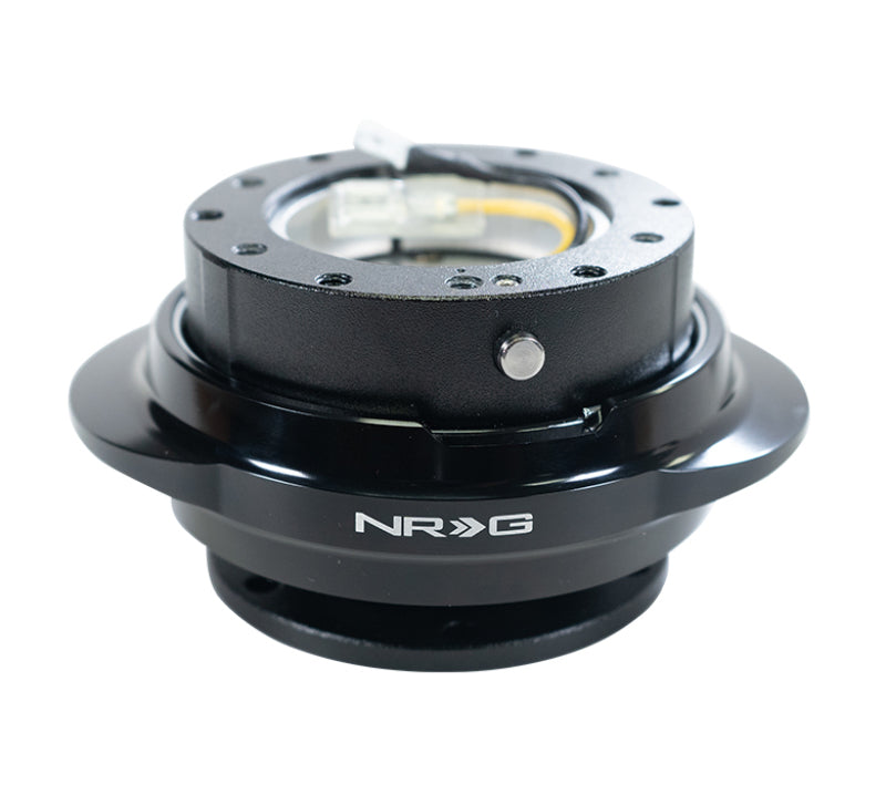 NRG Quick Release Gen 2.2 - Black Body / Shiny Black Oval Ring - Blais Performance Parts