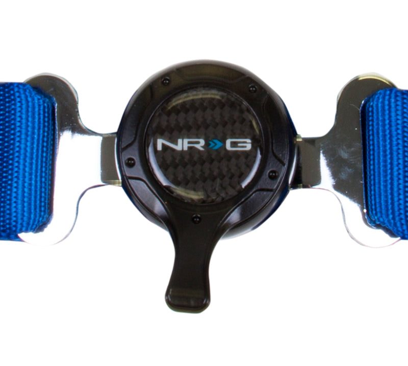 NRG 4PT 2in. Seat Belt Harness / Cam Lock - Blue - Blais Performance Parts