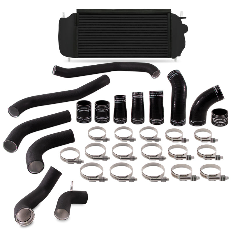 Mishimoto 2017+ Ford F150 3.5L EcoBoost Performance Intercooler Kit - Black Cooler Black Pipes - Blais Performance Parts