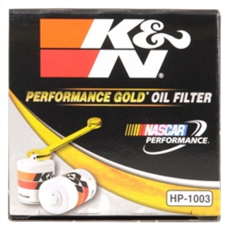 K&N 03-09 Scion tC / 00-05 Celica GT/GT-S Performance Gold Oil Filter - Blais Performance Parts