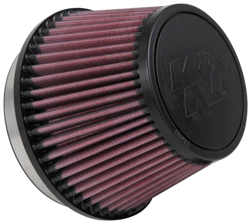 K&N Universal Rubber Filter 5in Flange ID x 6.5in Base OD x 4.5in Top OD x 4.125in Height - Blais Performance Parts