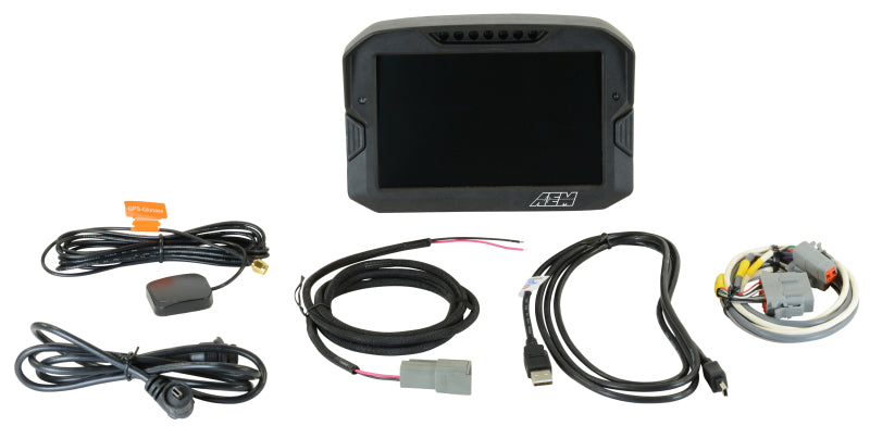 AEM CD-7 Logging GPS Enabled Race Dash Carbon Fiber Digital Display w/o VDM (CAN Input Only) - Blais Performance Parts